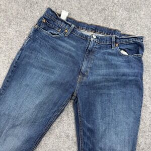 Levi Strauss 541 Athletic Fit Dark Wash Jeans Mens W40 L30 Cotton Blend